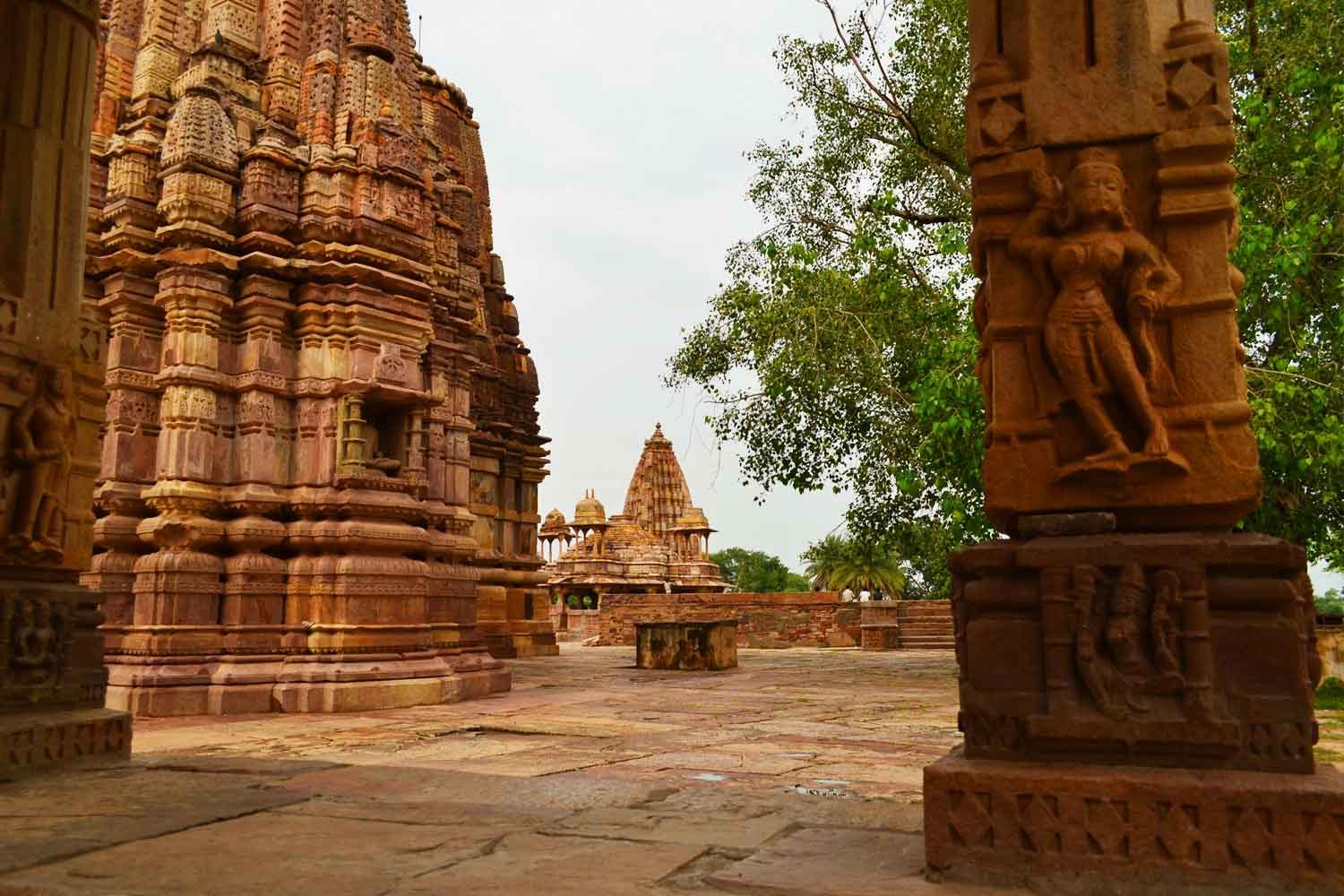 Beautiful stone carved temples