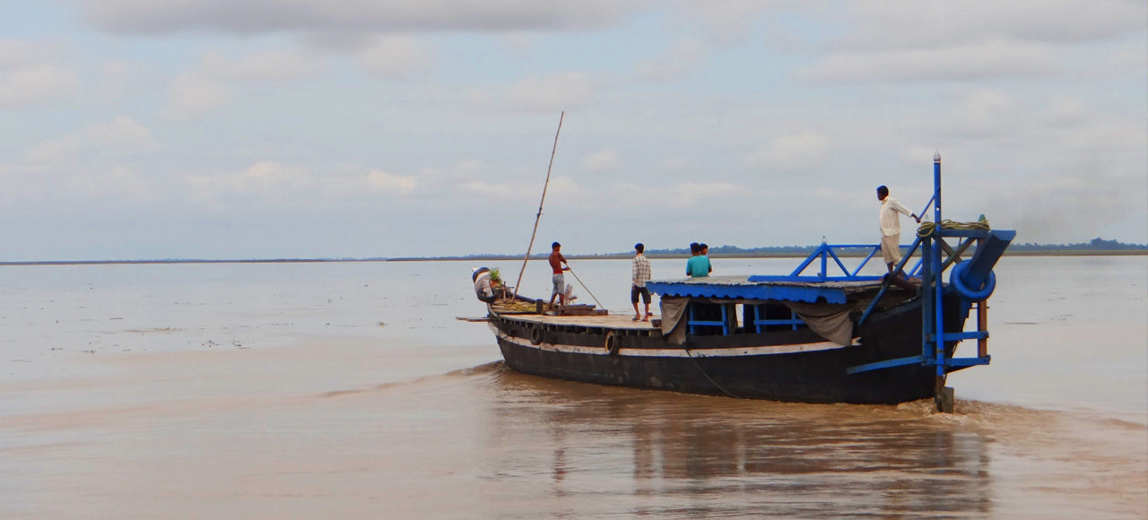 Brahmaputra river crossing