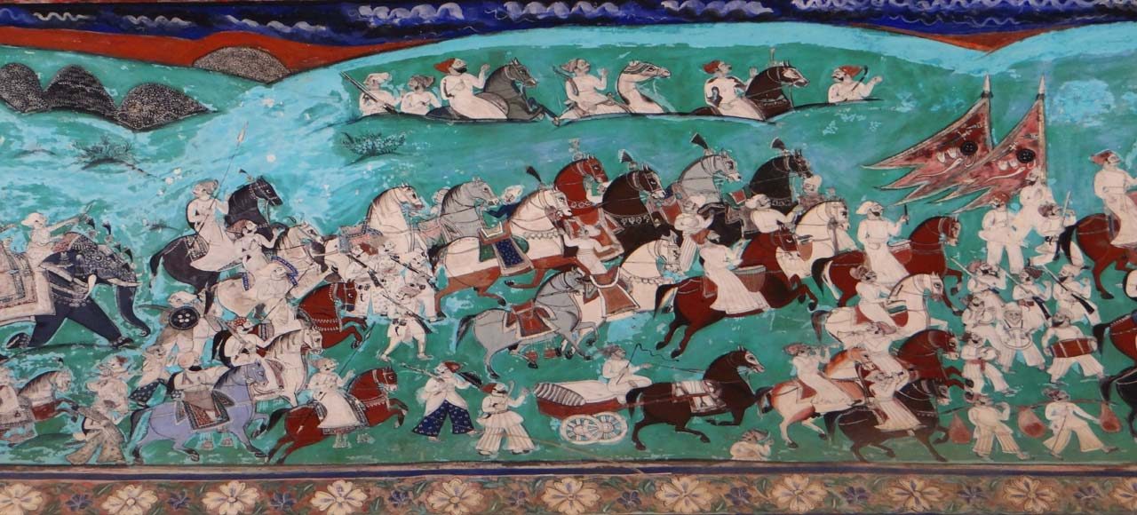 Title image Bundi school of miniature art