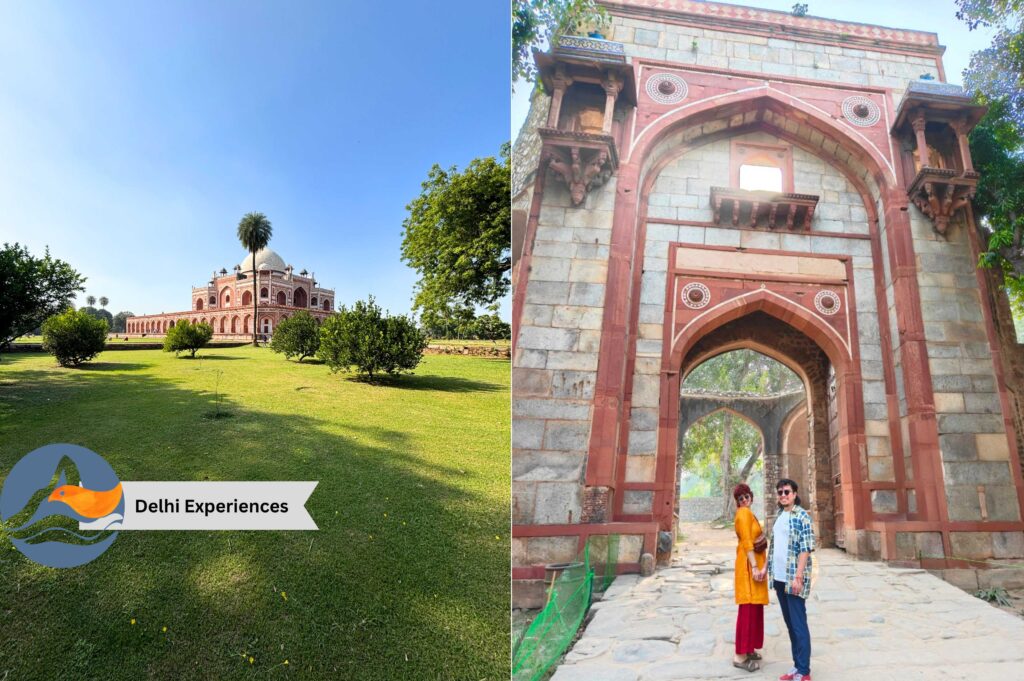 Golden triangle tour at Humayun Tomb Delhi
